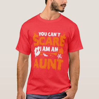 T-shirt Tante Halloween Cadeau Halloween Fête de famille f
