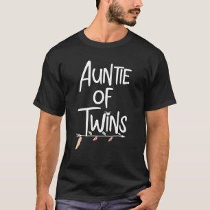 T-shirt Tante Of Twins Fière Twin tante Soeur de la fête d