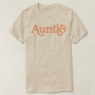 T-shirt Tante Orange Brûlée Thématique des années 70