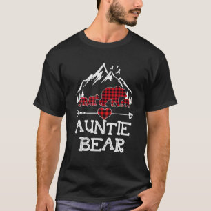 T-shirt Tante Ours Rouge Buffle Plaid Tante Ours Pyjama