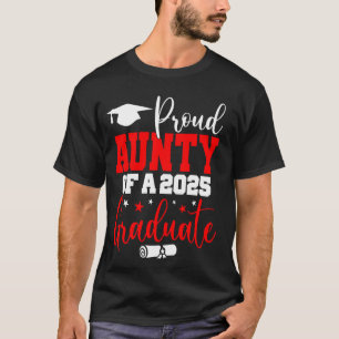 T-shirt Tante Senior 2025 Fière Tante D'Une Classe De 2025
