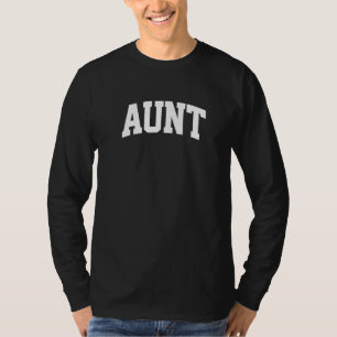 T-shirt Tante Vintage Retro Job College Sports Arch Drôle