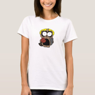 T-shirt Tanuki avec une chemise de biscuit