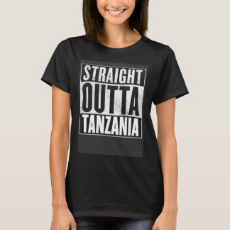 T-shirt Tanzanie Directement en dehors de la Tanzanie