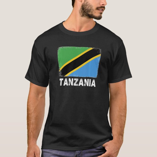 T-shirt Tanzanie Drapeau soutien peuple tanzanien Femmes H (Devant)