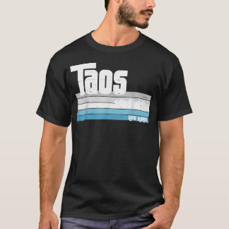 T-shirt Taos Nouveau-Mexique Nm Rétro Vintage Ski Randonné