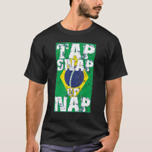 T-shirt Tap Snap Or Nap  Bjj Jiu Jitsu Brésilien 4