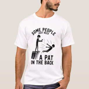T-shirt Tape sur l'épaule drôle adulte sarcastique