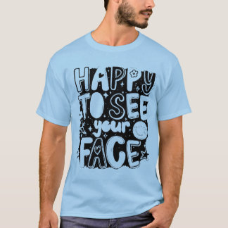 T-shirt Taper Typographie Groovy Mignon Pour Voir Votre Vi