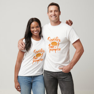 T-shirt Taperie Plus Douce Que la Tarte au Citrouille