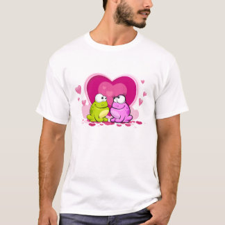 T-shirt Tapez la grenouille - sentez l'amour