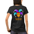 T-shirt TapFoolery - or sur des lignes noires