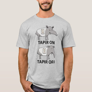 T-shirt Tapir mignon et drôle sur le tapir