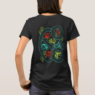 T-shirt Tapis de jeu pour voiture Carte routière
