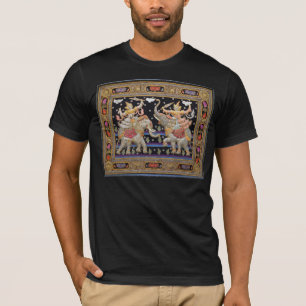 T-shirt Tapisserie birmanne de guerriers thaïlandais -