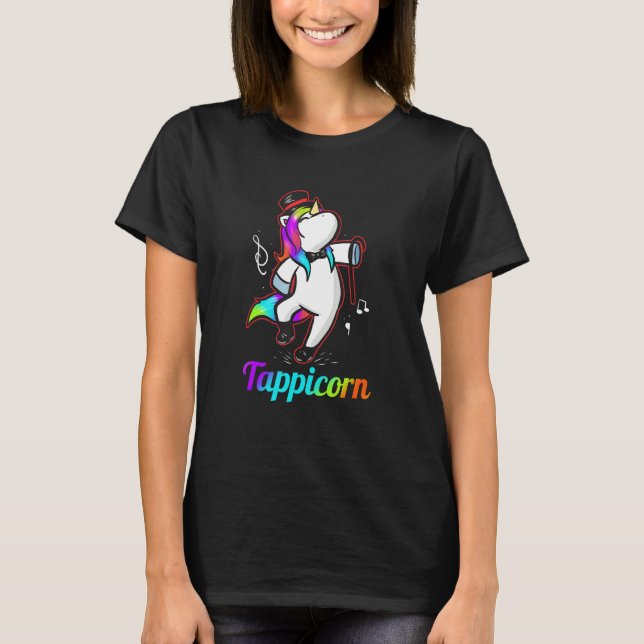 T-shirt Tappicorn Tap Dance Unicorn (Devant)