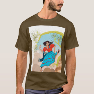 T-shirt Tarahumara Indigène Mexicain Design Graphique