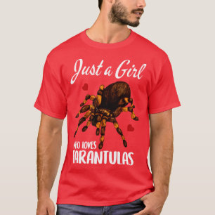 T-shirt Tarantula Chemise Tarantula Juste Une Fille Qui Ai