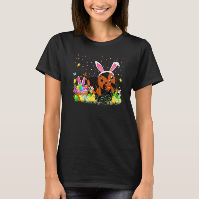 T-shirt Tarantula de Pâques Bunny Oeufs de chasse Tarantul (Devant)