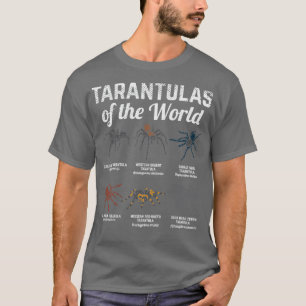 T-shirt Tarantulas du monde Funny Tarantula cadeau du prop