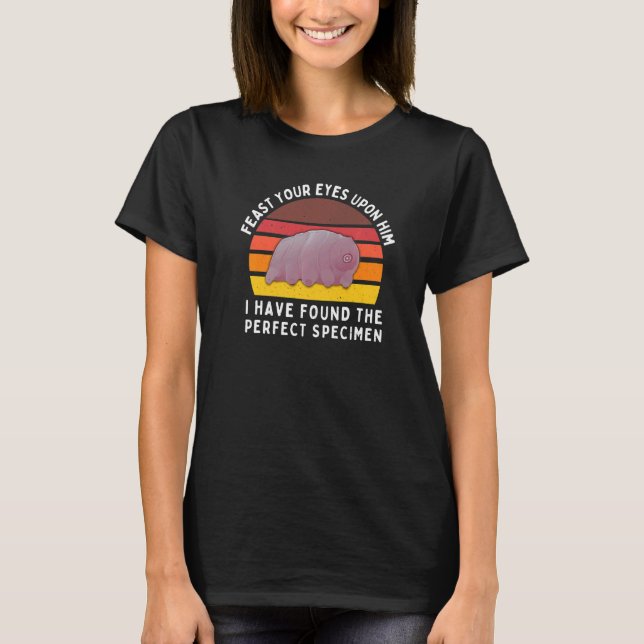T-shirt Tardigrade The Perfect Specimen Microbiology  Sea  (Devant)