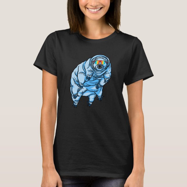 T-shirt Tardigrade Water Bear Blue Redneck Tardigrade (Devant)