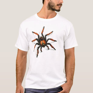 T-shirt Tarentule rouge mexicaine de jambe