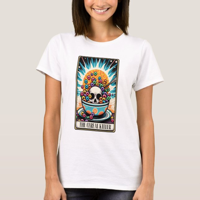 T-shirt Tarot de Pun pour tueur de cerceau (Devant)