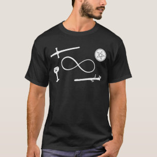 T-shirt Tarot Lemniscate : Magicien & 4 éléments