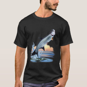T-shirt Tarpon Poisson Eau Douce Faune Chasse Pêche A