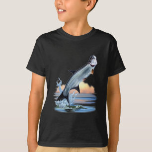 T-shirt Tarpon Poisson Eau Douce Faune Chasse Pêche A