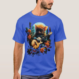 T-shirt Tarsier Jouer de la guitare