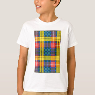T-SHIRT TARTAN DE FAMILLE DE BUCHANAN