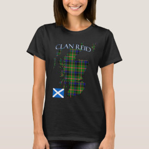 T-shirt Tartan du clan écossais Reid Écosse