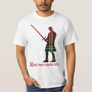 T-shirt Tartan royal d'écossais de Stewart de vrais kilts