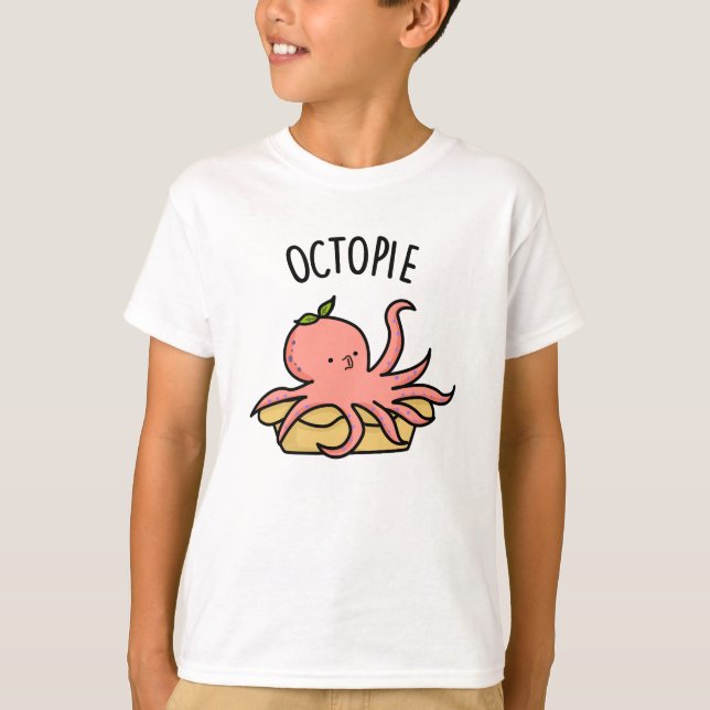T-shirt Tarte à tarte Octo drôle Pie à tarte Octopus (Devant)