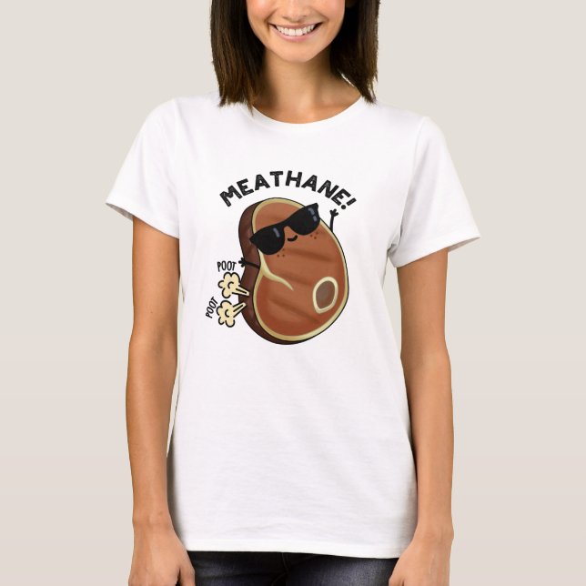 T-shirt Tarte à viande drôle Farting Viande tourte (Devant)