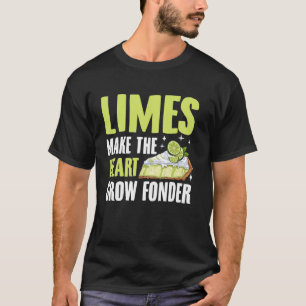 T-shirt Tarte au citron vert clé rend le cœur plus tendre