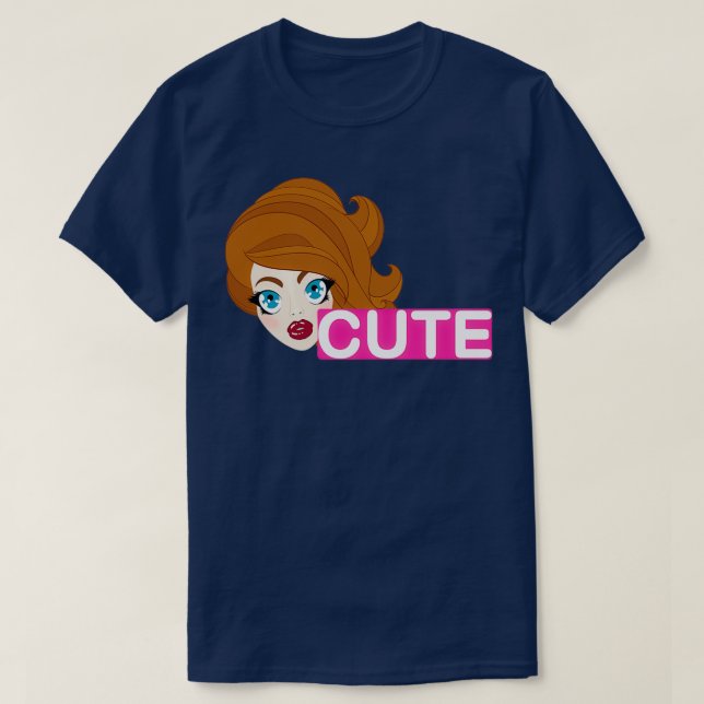 T-shirt Tarte auburn Cutie (Design devant)