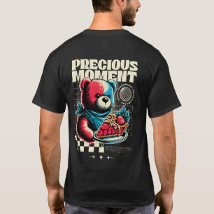 T-shirt Tarte aux fraises de l'ours à moment précieux