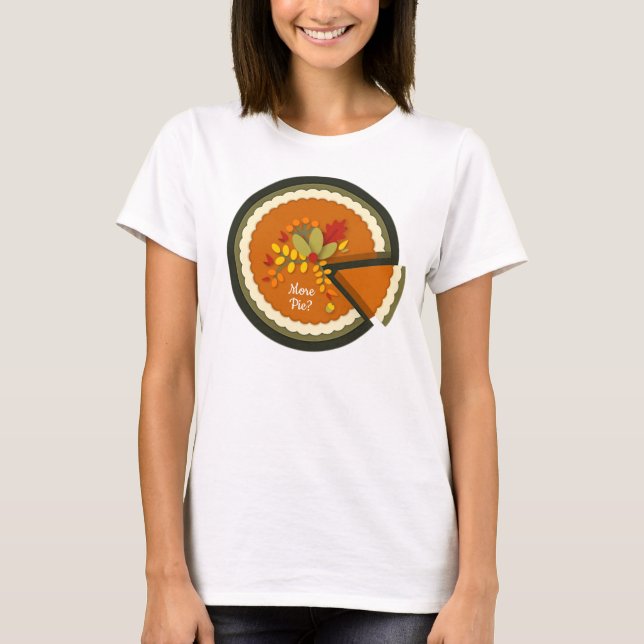 T-shirt Tarte Citrouille Papercut personnalisée (Devant)