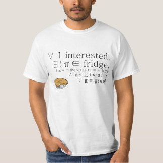 T-shirt Tarte dans le réfrigérateur
