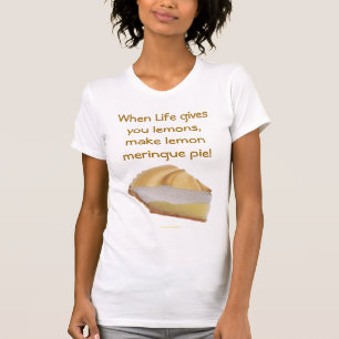 T-shirt Tarte de meringue de citron