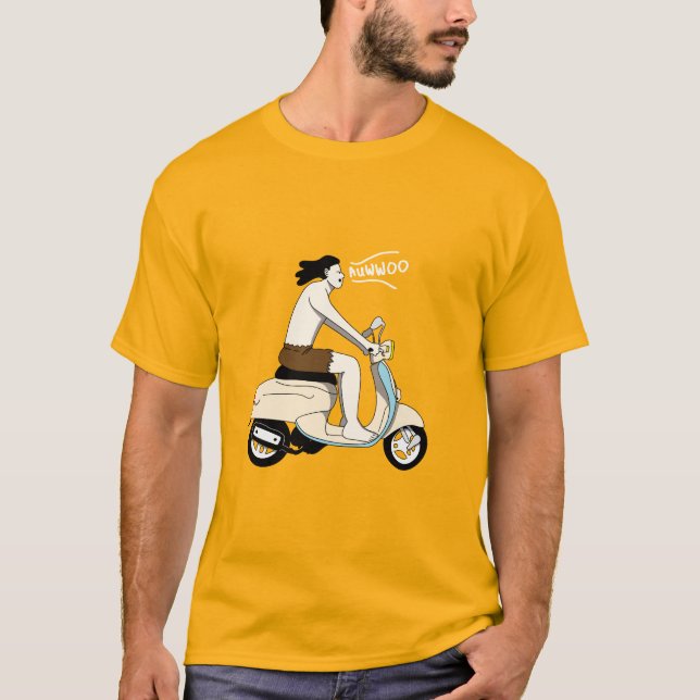 T-shirt Tarzan va à la ville (Devant)