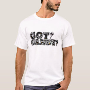 T-shirt T'as du bonbon ? Halloween noir et blanc