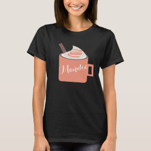 T-shirt Tasse de Crème Fouettée au Goût de Citrouille d'Au