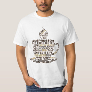 T-shirt Tasse de nuage d'arôme d'espresso