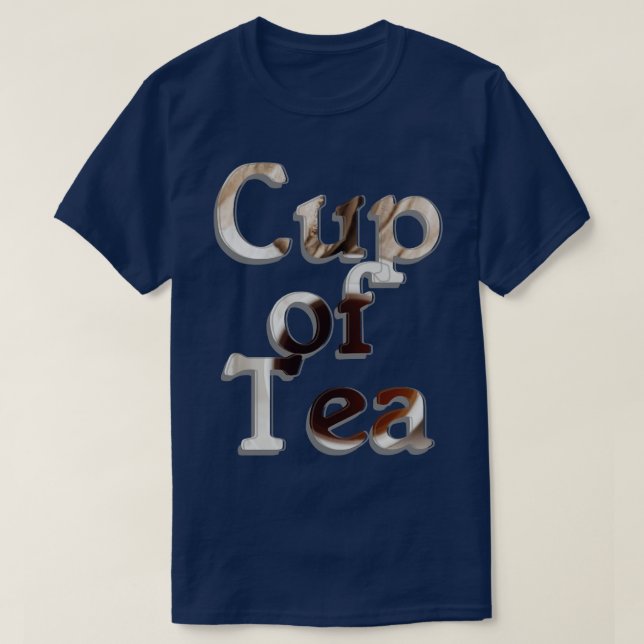 T-shirt Tasse de thé (Design devant)