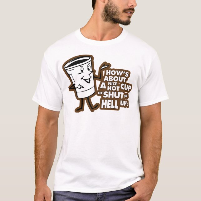 T-shirt Tasse Shut (Devant)