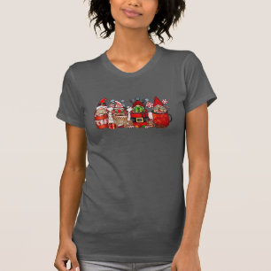 T-shirt Tasses Chemise de Gnomes de Noël